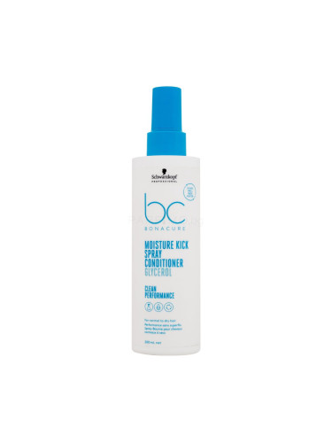 Schwarzkopf Professional BC Bonacure Moisture Kick Spray Conditioner Glycerol Балсам за коса за жени 200 ml