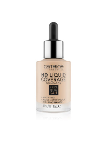 Catrice HD Liquid Coverage фон дьо тен цвят 010 Light Beige 30 мл.