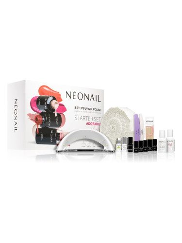 NEONAIL Adorable Starter Set подаръчен комплект за нокти 1 бр.