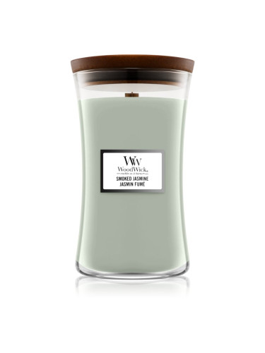 Woodwick Smoked Jasmine ароматна свещ с дървен фитил 609,5 гр.
