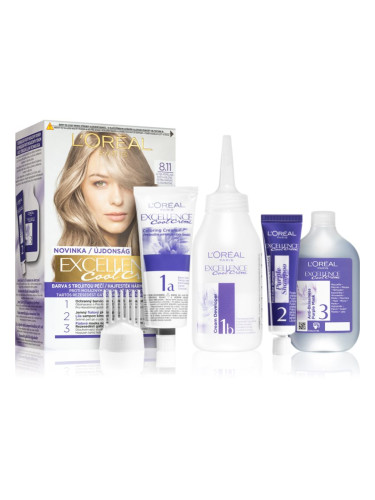 L’Oréal Paris Excellence Cool Creme боя за коса цвят 8.11 Ultra Ash Light Blond 1 бр.