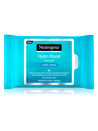 Neutrogena Hydro Boost® мокри почистващи кърпички 25 бр.