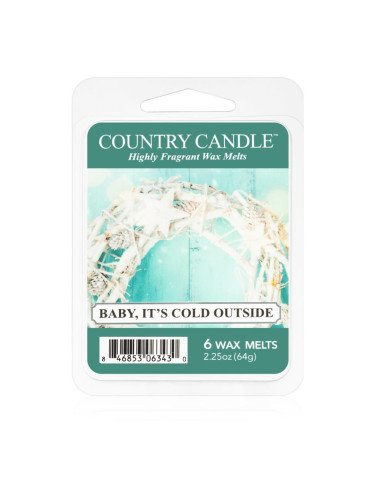 Country Candle Baby It's Cold Outside восък за арома-лампа 64 гр.