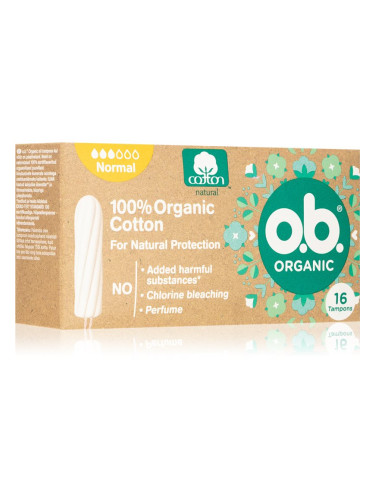 o.b. Organic Normal тампони 16 бр.