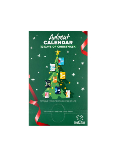 Garnier Advent Calendar 12 Days Of Christmask Подаръчен комплект маска за лице 12 бр