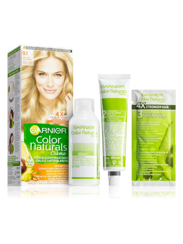 Garnier Color Naturals Creme боя за коса цвят 9.1 Natural Extra Light Ash Blond 1 бр.