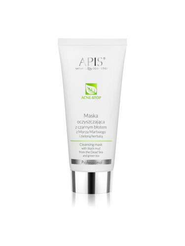 Apis Natural Cosmetics Acne-Stop Professional дълбоко почистваща маска за мазна кожа склонна към акне 200 мл.