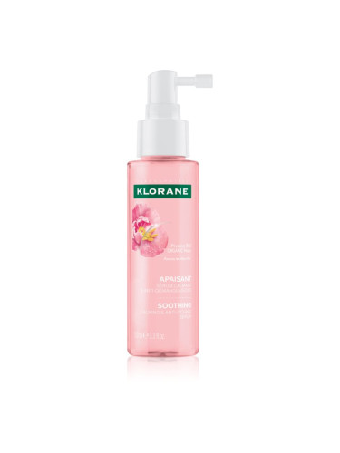 Klorane Peony Soothing Calming & Anti-Itching Serum успокояващ серум за чувствителен и раздразнен скалп 100 мл.