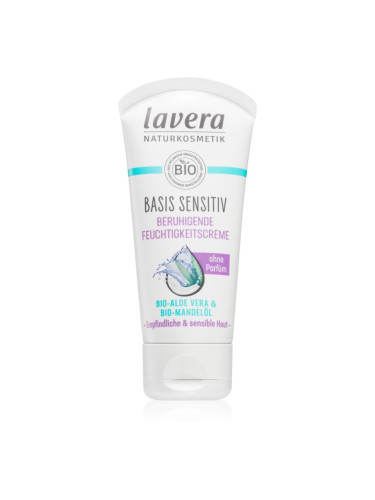Lavera Basis Sensitiv хидратиращ и успокояващ крем без парфюм 50 мл.