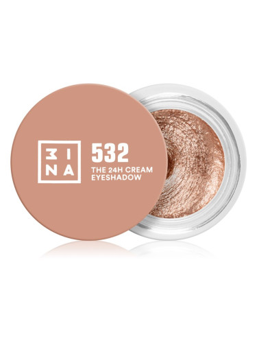 3INA The 24H Cream Eyeshadow кремави сенки са очи цвят 532 Bronze 3 мл.