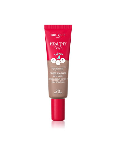 Bourjois Healthy Mix лек фон дьо тен с хидратиращ ефект цвят 006 Deep 30 мл.