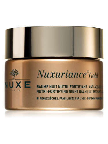 Nuxe Nuxuriance Gold подхранващ нощен балсам за подсилване на кожата 50 мл.