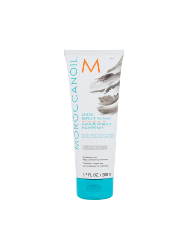 Moroccanoil Color Depositing Mask Боя за коса за жени 200 ml Нюанс Platinum