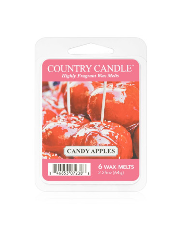 Country Candle Candy Apples восък за арома-лампа 64 гр.