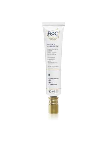 RoC Retinol Correxion Wrinkle Correct Daily Moisturiser дневен хидратиращ крем против стареене на кожата SPF 30 30 мл.