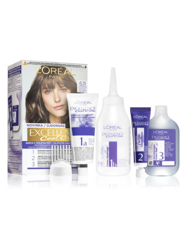 L’Oréal Paris Excellence Cool Creme боя за коса цвят 6.11 Ultra Ash Dark Blond 1 бр.