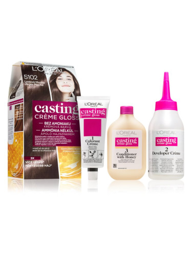 L’Oréal Paris Casting Creme Gloss боя за коса цвят 5102 Iced Mocha 1 бр.
