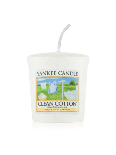 Yankee Candle Clean Cotton вотивна свещ 49 гр.