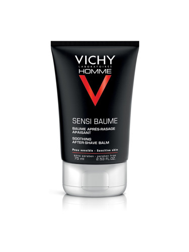 Vichy Homme Sensi-Baume балсам за след бръснене за чувствителна кожа на лицето 75 мл.