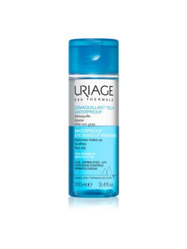 Uriage Eau Thermale Waterproof Eye Make-up Remover за отстраняване на водоустойчив грим за чувствителни очи 100 мл.
