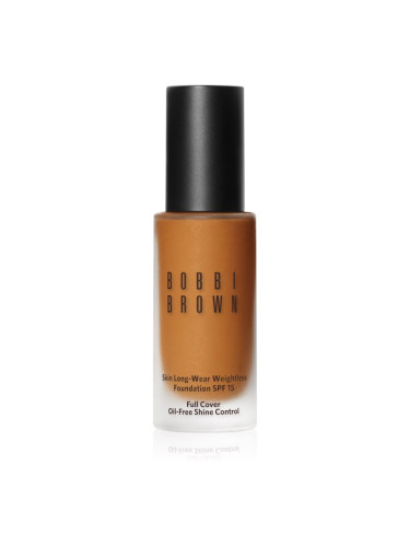 Bobbi Brown Skin Long-Wear Weightless Foundation дълготраен фон дьо тен SPF 15 цвят Golden (W-074) 30 мл.