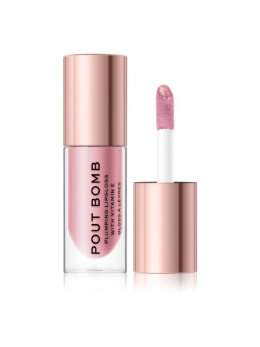 Makeup Revolution Pout Bomb блясък за устни за по-голям обем със силен гланц цвят Sweetie 4.6 мл.