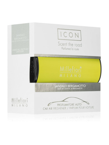 Millefiori Icon Sandalo Bergamotto aроматизатор за автомобил 1 бр.