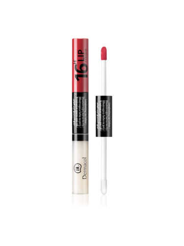 Dermacol 16H Lip Colour дълготране двуфазен цвят и гланц за устни цвят 36 4.8 гр.