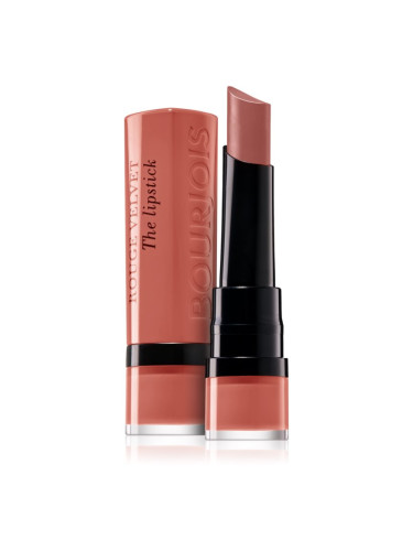 Bourjois Rouge Velvet The Lipstick матиращо червило цвят 15 Peach Tatin 2,4 гр.