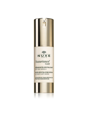 Nuxe Nuxuriance Gold ревитализиращ серум за лице с подхранващ ефект 30 мл.
