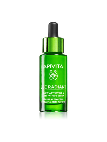 Apivita Bee Radiant Serum озаряващ хидратиращ серум против стареене на кожата 30 мл.
