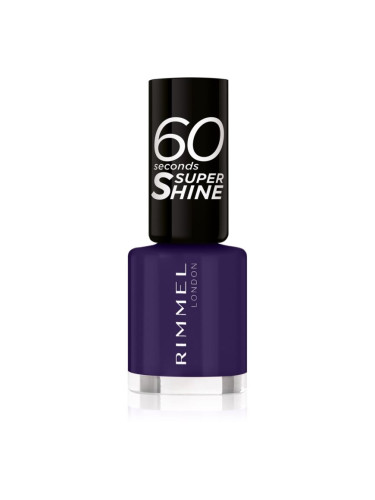 Rimmel 60 Seconds Super Shine лак за нокти цвят 720 Sea In The Dark 8 мл.