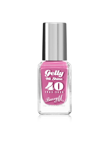 Barry M Gelly Hi Shine "40" 1982 - 2022 лак за нокти цвят Strawberry Cheescake 10 мл.