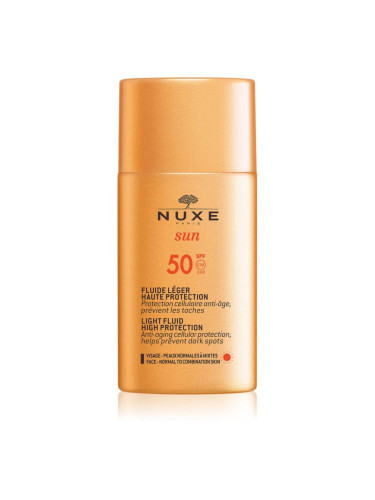 Nuxe Sun лек защитен флуид SPF 50 50 мл.