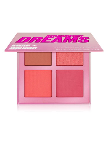 Makeup Obsession Blush Crush палитра ружове за контуриране цвят Strawberry Dreams 4,4 гр.