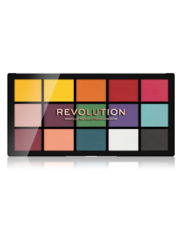 Makeup Revolution Reloaded палитра от сенки за очи цвят Marvellous Mattes 15x1,1 гр.