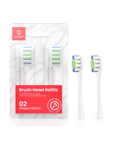 Oclean Brush Head Plaque Control резервни глави за четка за зъби 2 бр.
