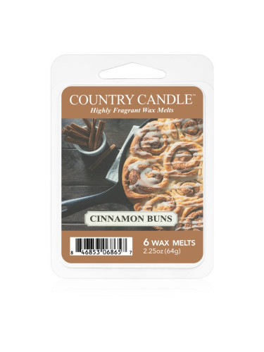 Country Candle Cinnamon Buns восък за арома-лампа 64 гр.