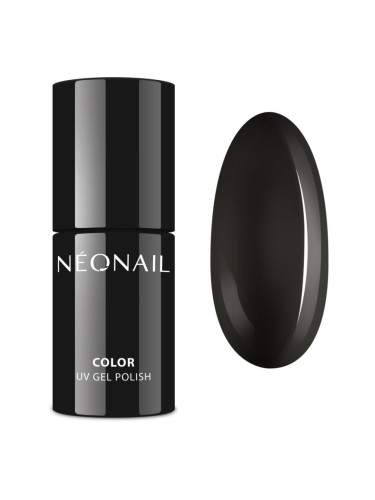 NEONAIL Grunge гел лак за нокти цвят Pure Black 7,2 мл.
