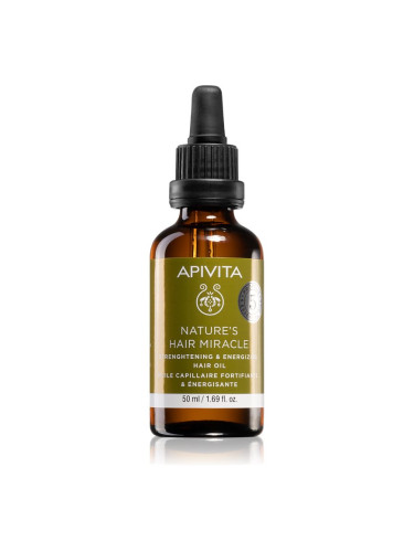 Apivita Nature's Hair Miracle Strengthening Hair Oil олио за укрепване на косата 50 мл.