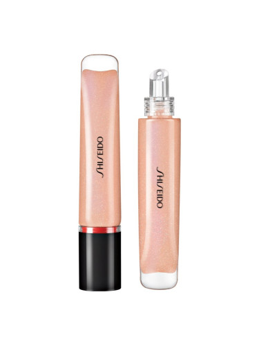 Shiseido Shimmer GelGloss блясък за устни с блестящи частици с хидратиращ ефект цвят 02 Toki Nude 9 мл.