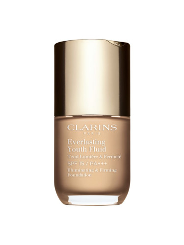 Clarins Everlasting Youth Fluid Foundation озаряващ фон дьо тен SPF 15 цвят 105.5 Flesh 30 мл.