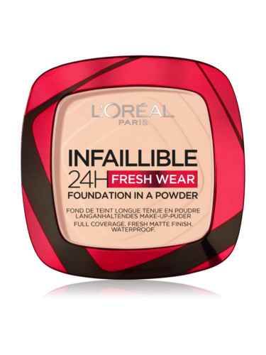 L’Oréal Paris Infaillible Fresh Wear 24h Грим на прах цвят 180 Neutral 9 гр.