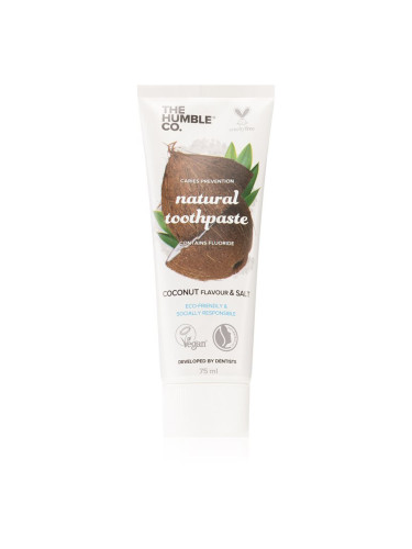 The Humble Co. Natural Toothpaste Coconut & Salt натурална паста за зъби 75 мл.