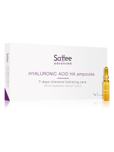 Saffee Advanced Hyaluronic Acid Ampoules ампули – 7-дневна интензивна грижа с хиалуронова киселина 7x2 мл.