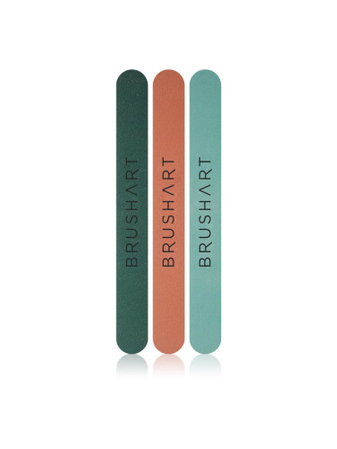 BrushArt Accessories Nail file set комплект пили за нокти цвят Mix 3 бр.
