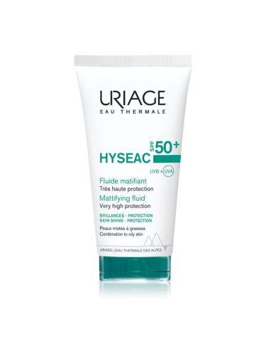 Uriage Hyseac Mattifying Fluid SPF 50+ матиращ флуид с хидратиращ ефект SPF 50+ 50 мл.