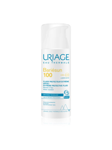 Uriage Bariésun 100 Extreme Protective Fluid SPF 50+ защитен флуид, за изключително чувствителна и нетолерантна кожа на лицето SPF 50+ 50 мл.