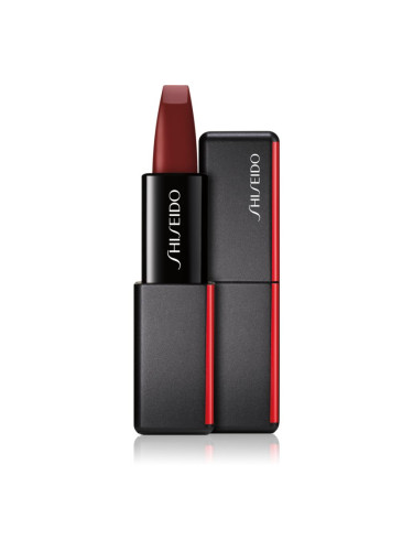 Shiseido ModernMatte Powder Lipstick матово пудрово червило цвят 521 Nocturnal (Brick Red) 4 гр.