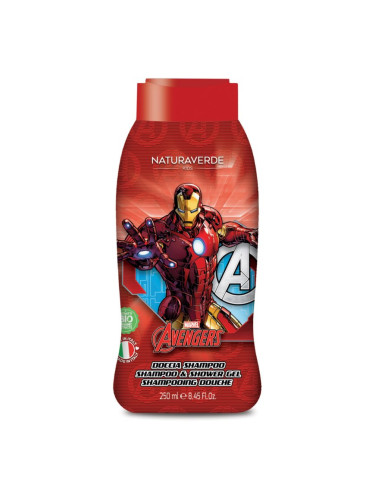 Marvel Avengers Ironman Shampoo and Shower Gel шампоан и душ гел 2 в 1 за деца 250 мл.